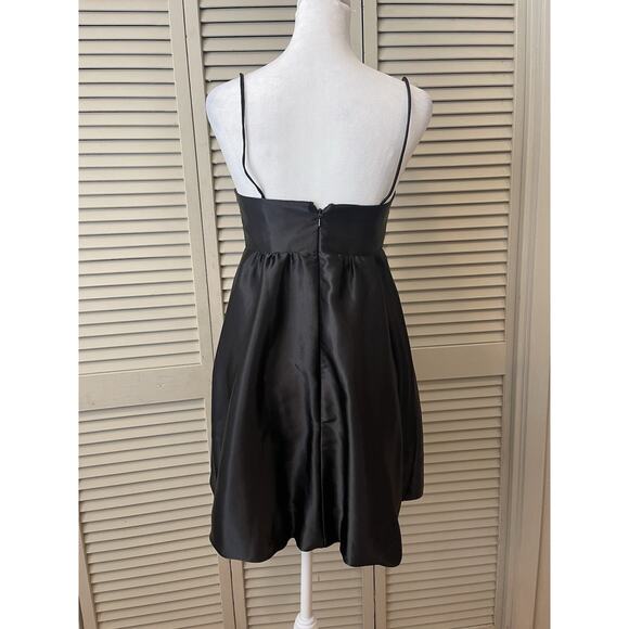 VTG Jessica McClintock Gunne Sax 90s Rhinestone Babydoll Bubble Hem Dress 5 - Picture 3 of 8